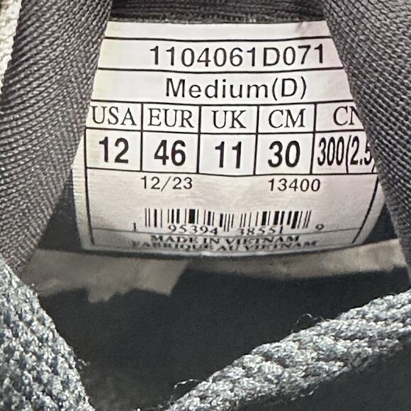 Brooks Ghost Max Running Shoes Mens Size 12 Gray Black Lime Sneakers 1104061D071 main image 9